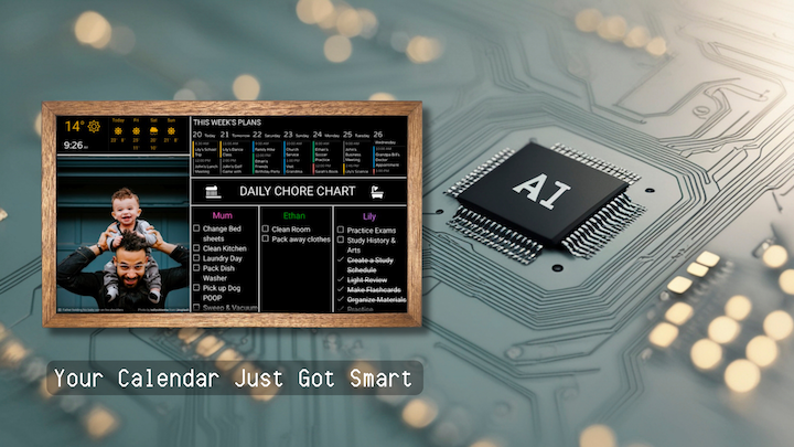 Turn Emails, PDFs & Images into Calendar Events with Agenda Hero Magic... Then Display Them on a Bella Linda - Smart Displays powered by DAKboard